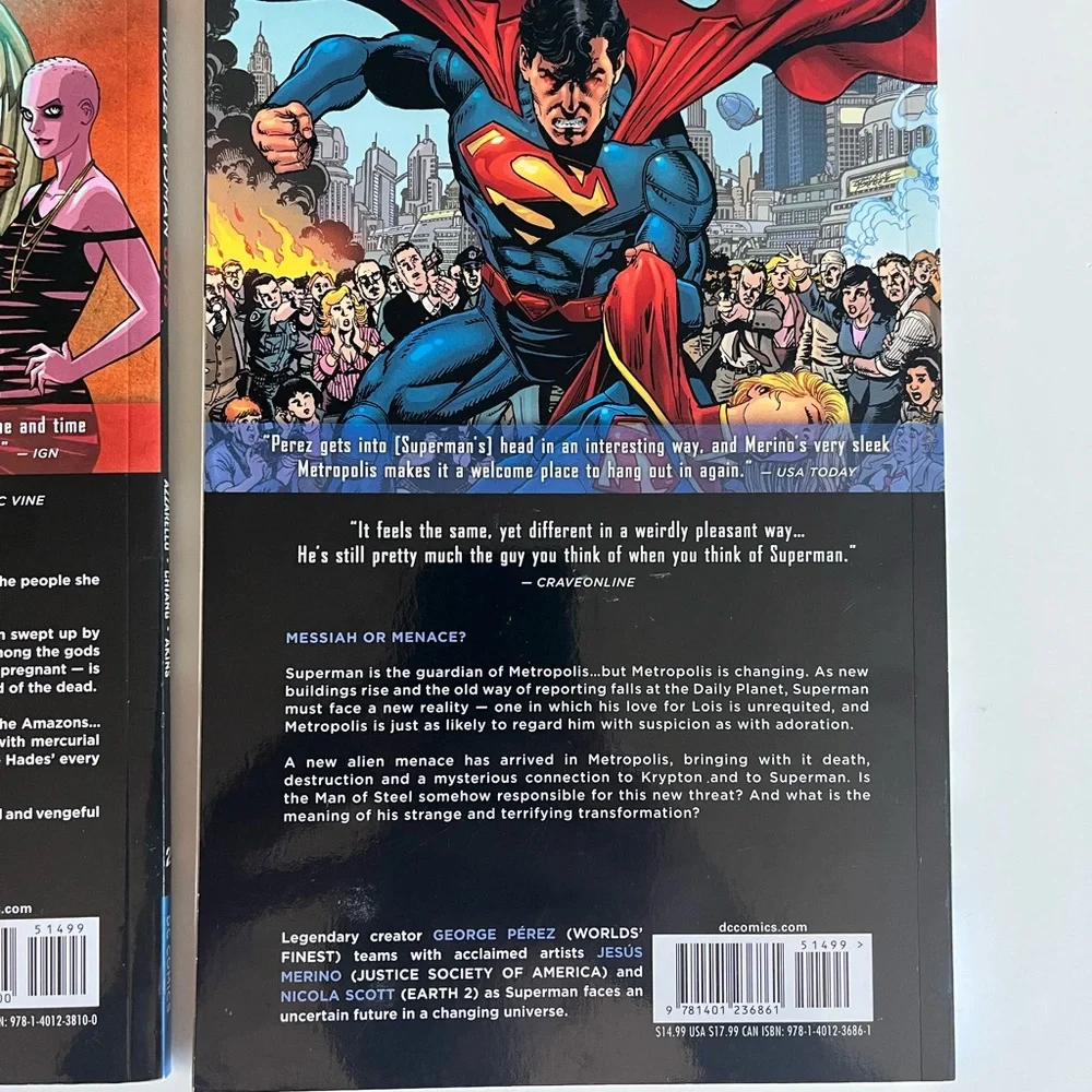 3x The New 52 The Dark Knight Wonder Woman Superman Comic Books